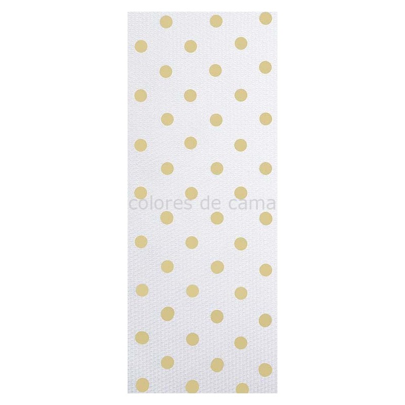 Saco nórdico Cremallera "Algodón y Pique" Topos Arena