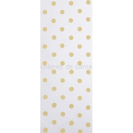 Saco nórdico Cremallera "Algodón y Pique" Topos Arena