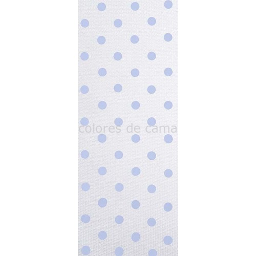 Funda nórdica "Algodón y Pique"  Topos Azules - 3 Piezas 2