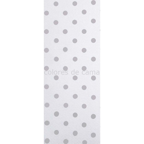 Funda nórdica "Algodón y Pique"  Topos Grises - 2 Piezas 2