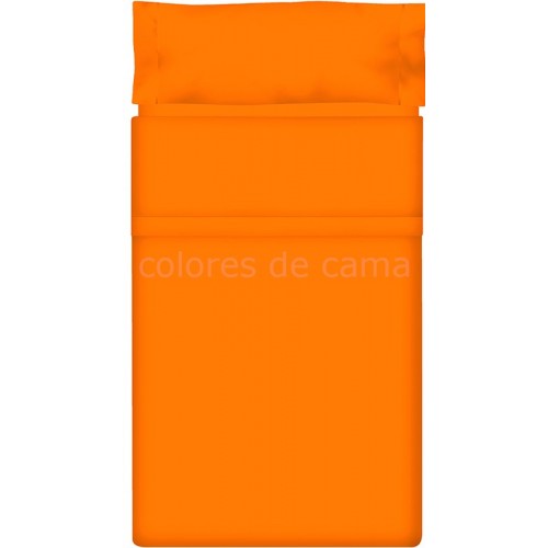 Juego de sábanas Lisas NARANJA - 3 Piezas