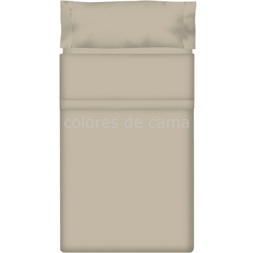 Juego de sábanas Lisas GRIS CLARO - 3 Piezas