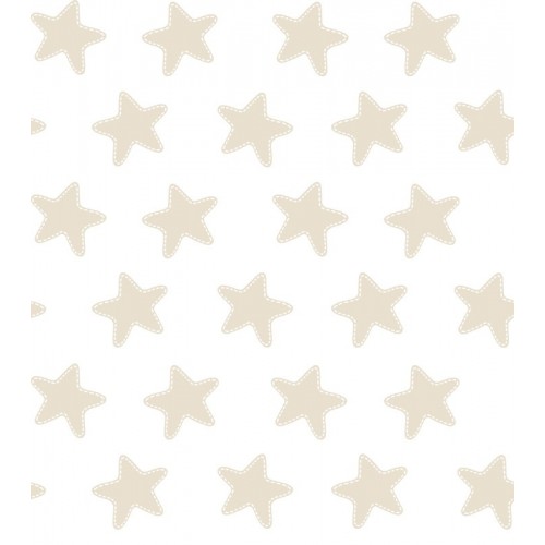 Saco nórdico Cremallera "Algodón" Estrellas Arena - Fondo Blanco 2