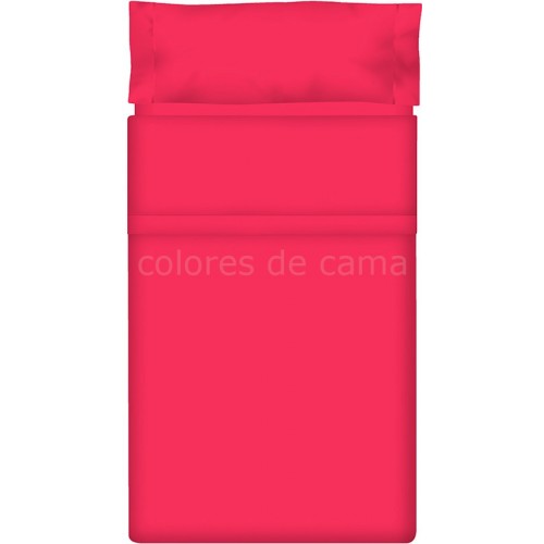 Juego de sábanas Lisas FUCSIA - 2 Piezas