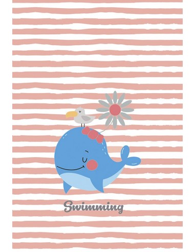 Funda nórdica Reversible "Algodón" Whale - 3 Piezas