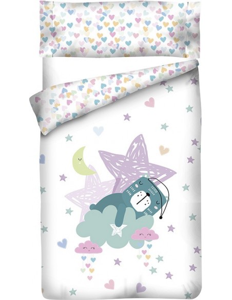 Funda nórdica Reversible "Algodón" Dreaming - 3 Piezas