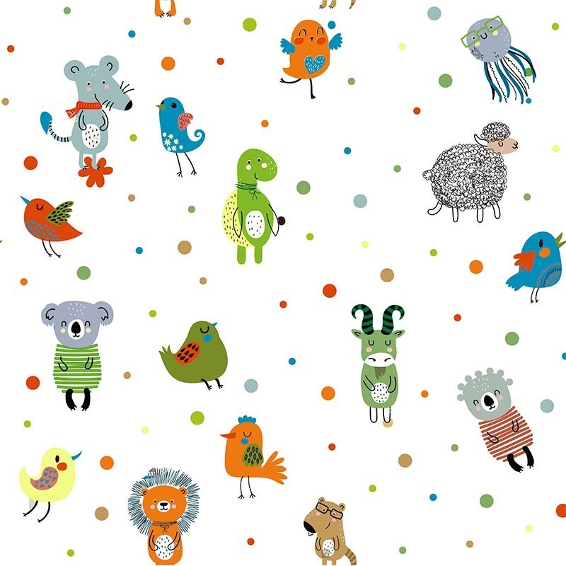 Saco nórdico Cremallera "Zoo"