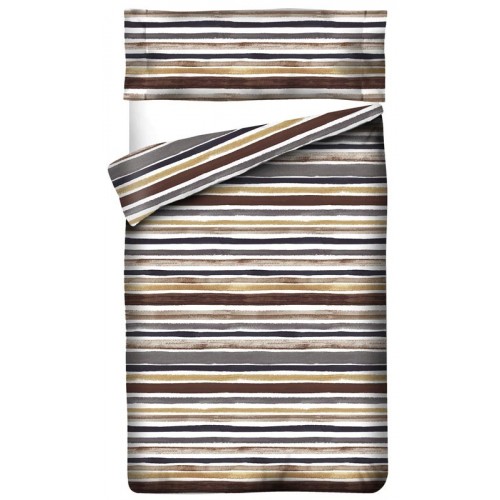 Funda nórdica "Traced Brown" - 2 Piezas
