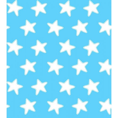 Saco nórdico Cremallera "Algodón" Estrellas Blancas - Fondo Azul 2