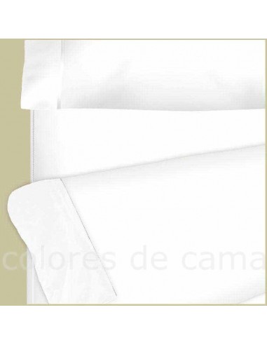 Sábana Bajera con Cremallera "Blanco" 100 Algodón - Forma Especial - 132 x 196 x 18 cm
