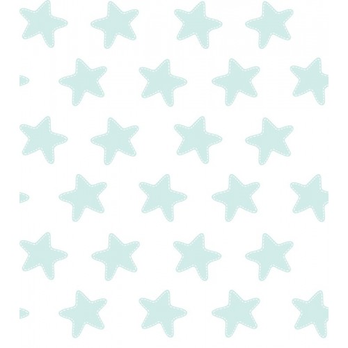 Summer Sack - Sábana con Cremallera "Algodón" Estrellas Esmeralda - Fondo Blanco 2