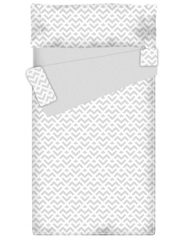 Saco nórdico Cremallera "Algodón" Stone Geometric