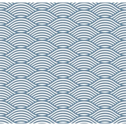 Saco nórdico Cremallera "Algodón" Steel Blue Waves 2