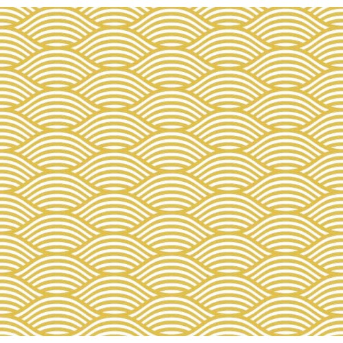 Saco nórdico Cremallera "Algodón" Dark Yellow Waves 2
