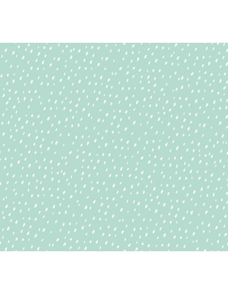 Saco nórdico Cremallera "Algodón" Mint Geometric