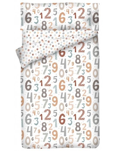 Funda nórdica "Algodón" Digits - 3 Piezas