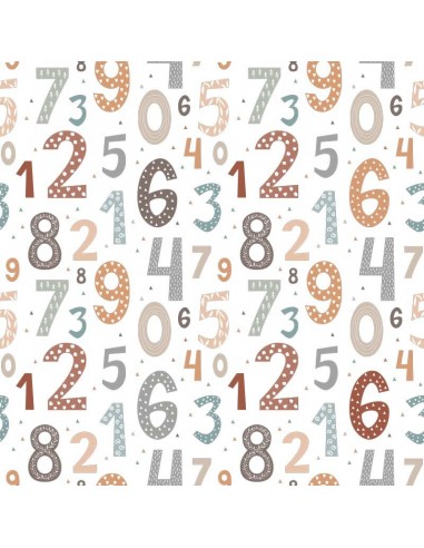 Juego de sábanas "Algodón" Digits - 3 Piezas