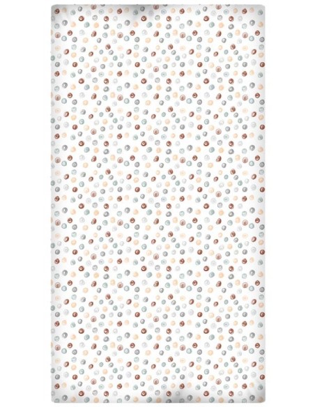 Sábana Bajera Estampada "Algodón" Nilo Garnet