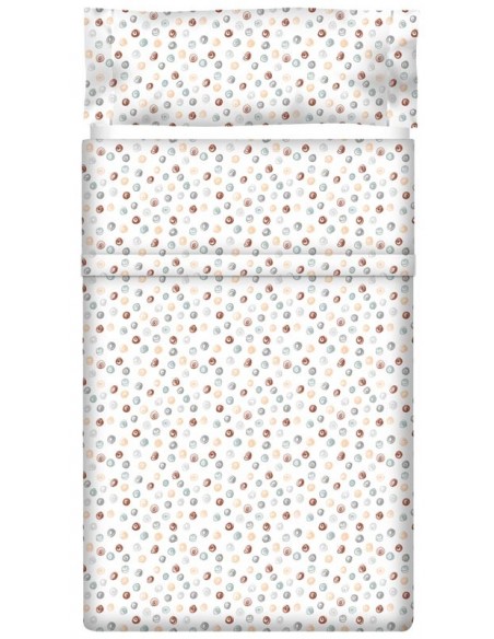 Juego de sábanas "Algodón" Nilo Garnet - 3 Piezas