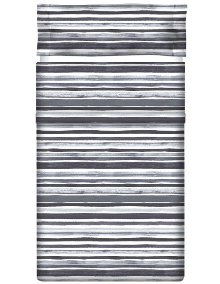 Juego de sábanas "Traced Grey" - 2 Piezas