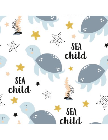 Funda nórdica "Algodón" Turtles - 3...