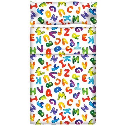 Juego de sábanas "Letters" - 2 Piezas