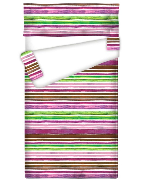 Saco nórdico Cremallera "Traced Lilac"