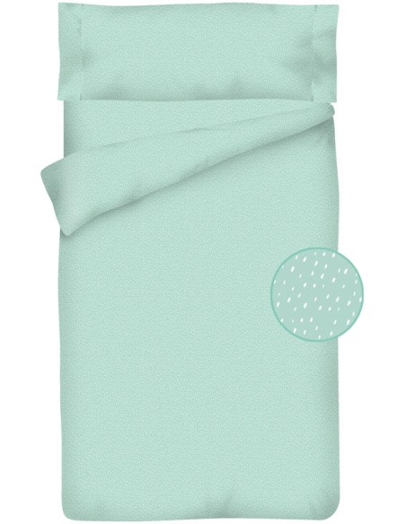 Funda nórdica "Algodón" Mint Manhattan - 2 Piezas