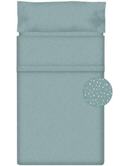 Juego de sábanas "Algodón" Greenish Manhattan - 2 Piezas