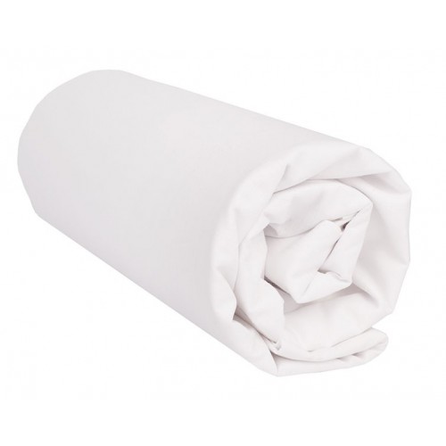 Sábana Bajera Ajustable Naturals Blanco Cama de 150 (150 x 190 cm