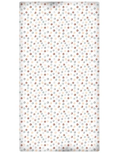 Sábana Bajera Estampada "Algodón" Nilo Garnet