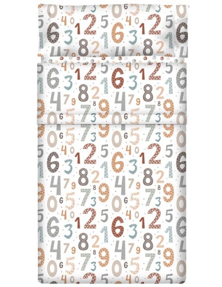 Juego de sábanas "Algodón" Digits - 2 Piezas