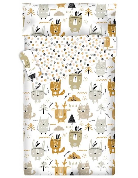 Saco nórdico Cremallera "Algodón" Sioux