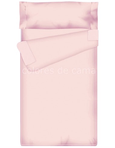 Saco nórdico Cremallera Liso 100 Algodón - ROSA Saco nórdico Cremallera Liso 100 Algodón - ROSA