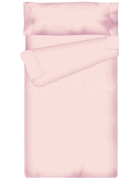 Saco nórdico Cremallera Liso 100 Algodón - ROSA Saco nórdico Cremallera Liso 100 Algodón - ROSA