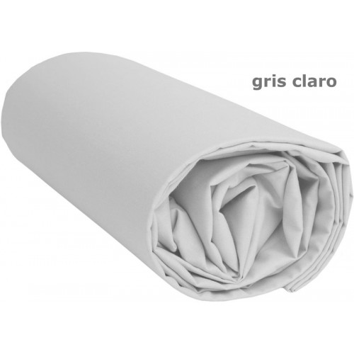 Saco nórdico Cremallera Liso 100 Algodón - GRIS CLARO 2