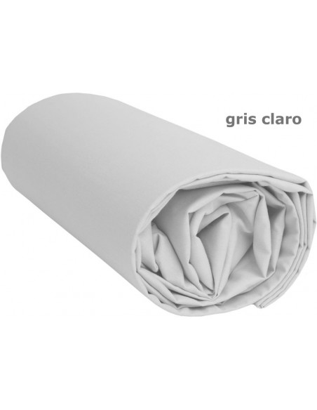 Saco nórdico Cremallera Liso 100 Algodón - GRIS CLARO