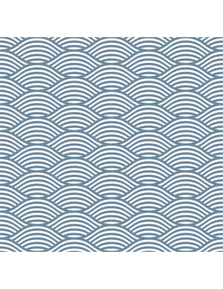 Summer Sack - Sábana con Cremallera "Algodón" Steel Blue Waves