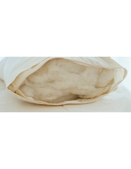 Almohada Infantil Natural Lana Virgen - 75 x 50 cm