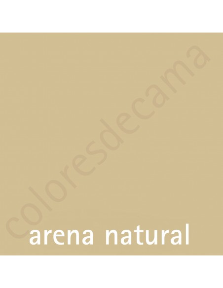 Sábana Encimera 100 Algodón - Arena natural - Medida acabada: 220 x 220 cm